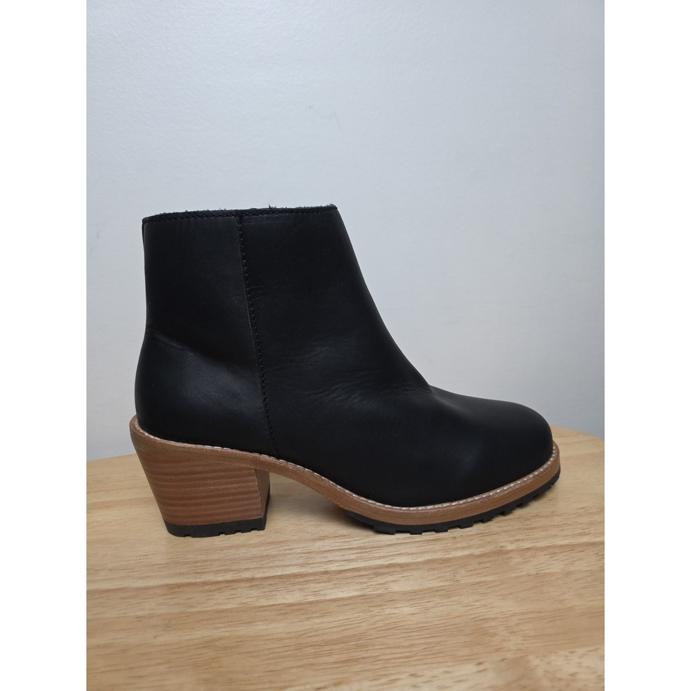 Portland Leather Company Patina Classic Chelsea Boots Lug Sole Blk EU 39 US 8.5 - Picture 11 of 12
